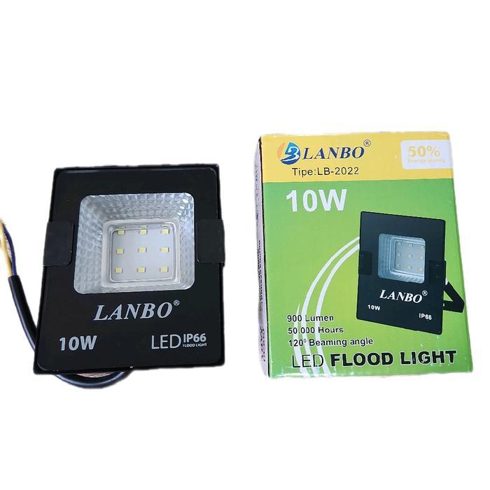 LANBO LAMPU SOROT LED 10W 20W / LAMPU TEMBAK LED FLOOD LIGHT 10 WATT 20 WATT IP66