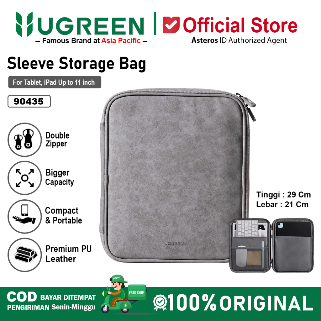 UGREEN Sleeve Case Tas Sarung 11inch For iPad, Tablet 90435