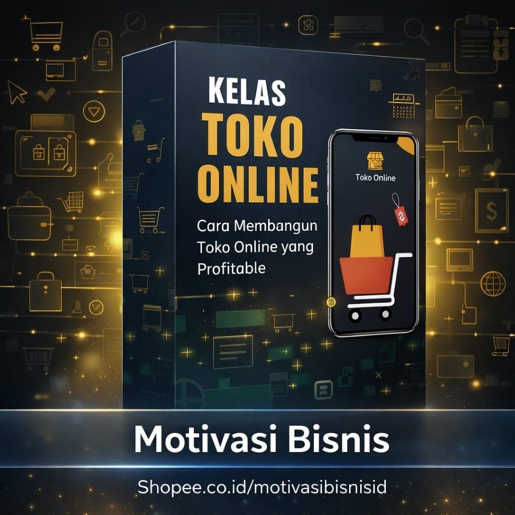 PROMO Kelas Toko Online-Cara Membangun Toko Online yang Lengkap agar Bisnis Naik ke Level Lebih Ting