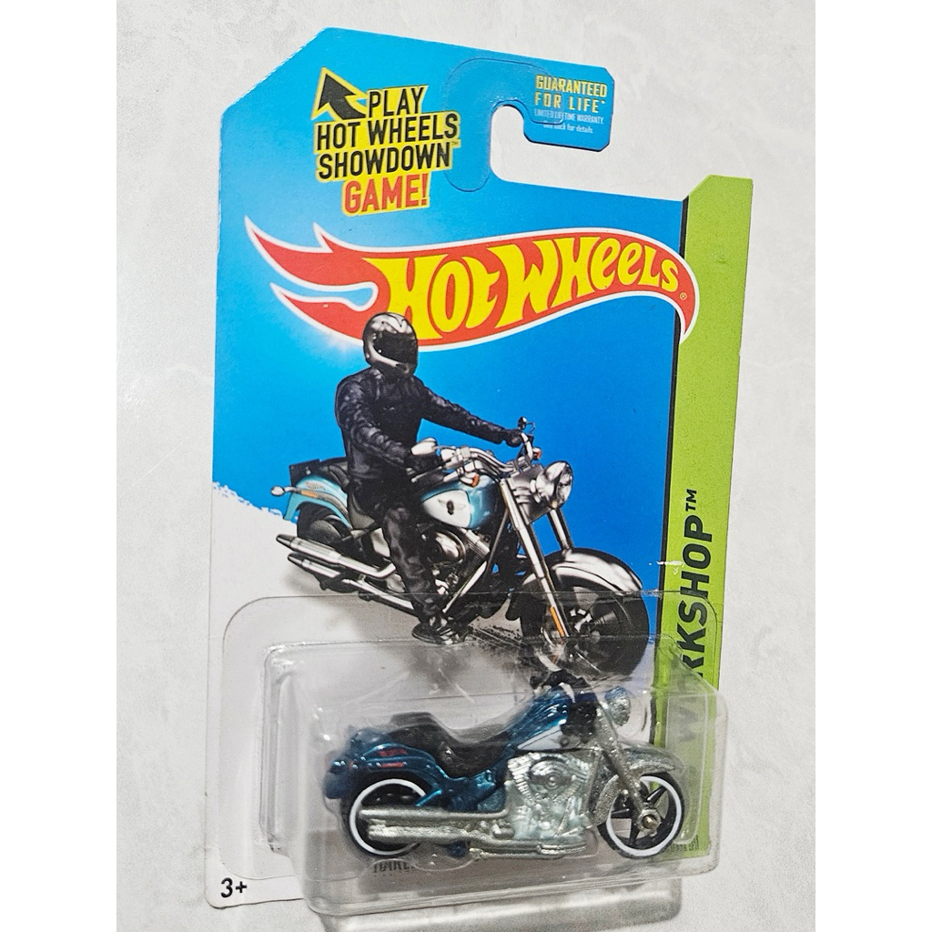 Hot Wheels 2014 Workshop HARLEY-DAVIDSON FAT BOY