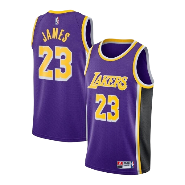 JERSEY BASKET JAMES #23 LAKERS UNGU