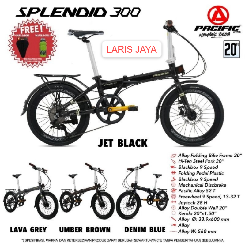 Sepeda lipat pacific 20 inch SEPEDA LIPAT 20 PACIFIC SPLENDID sepeda ukuran 20 pacific ANALOG 2.2