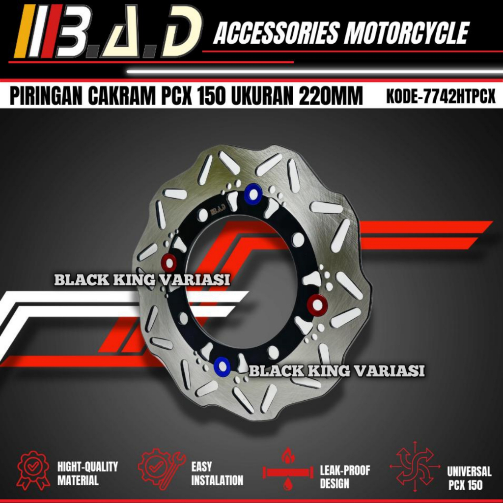 Piringan Cakram PCX 150 Piringan Cakram Depan Standar PCX 150 Disk Cakram PCX 220mm Piringan PCX 150