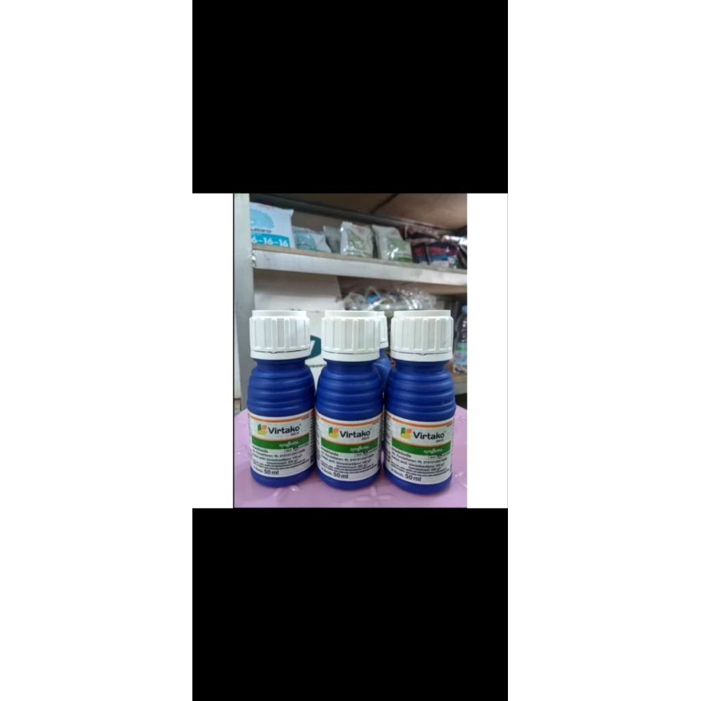 Virtako 300SC 100ml Obat Pembasmi Hama Ulat dan Wereng Tanaman / virtako 300 sc insektisida 100ml / 