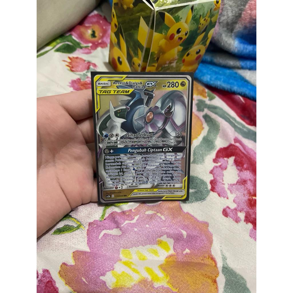 Arceus Dialga Palkia Tag Team GX Pokemon TCG
