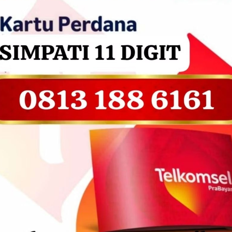Nomor Cantik SIMPATI 11 Digit 6161