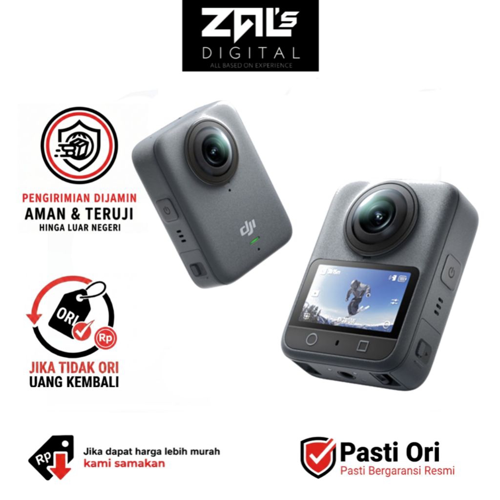 DJI Osmo 360 Kamera aksi action cam camera 360 derajat Baru Segel New Bergaransi Resmi