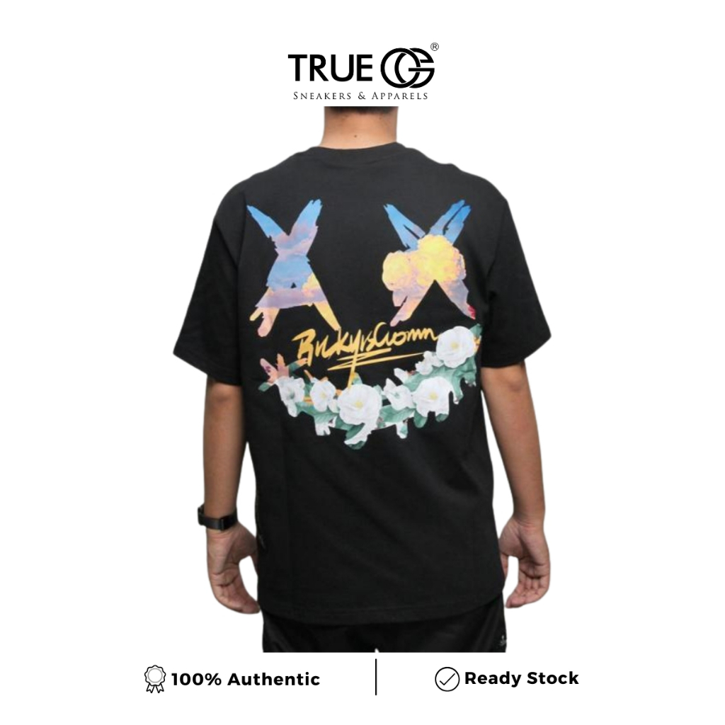 RIC Ricky Is Clown Camellia Joker Smiley T-shirt RickyIsClown Authentic