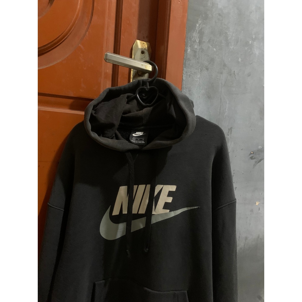 Hoodie nike hitam big logo