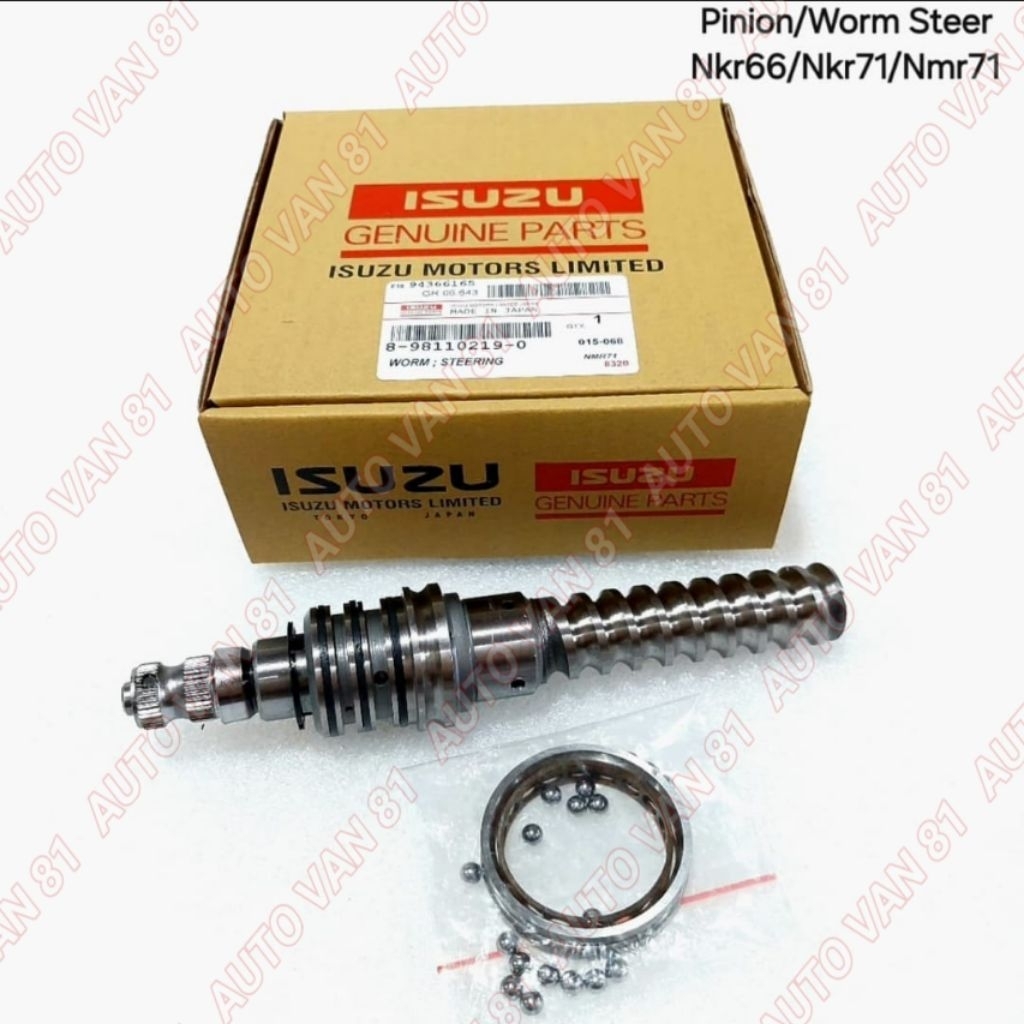 PINION WORM STEER AS WORM NKR66 NKR71 NMR71