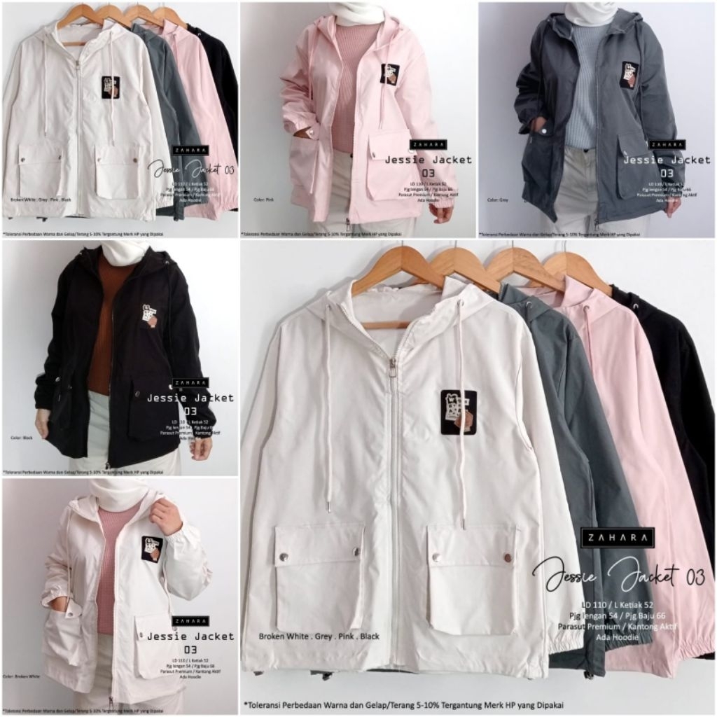 CHIBA • KANSAI • KOBE • JESSIE • GIFU • AKITA PARKA BY ZAHARA JAKET PARKA WANITA