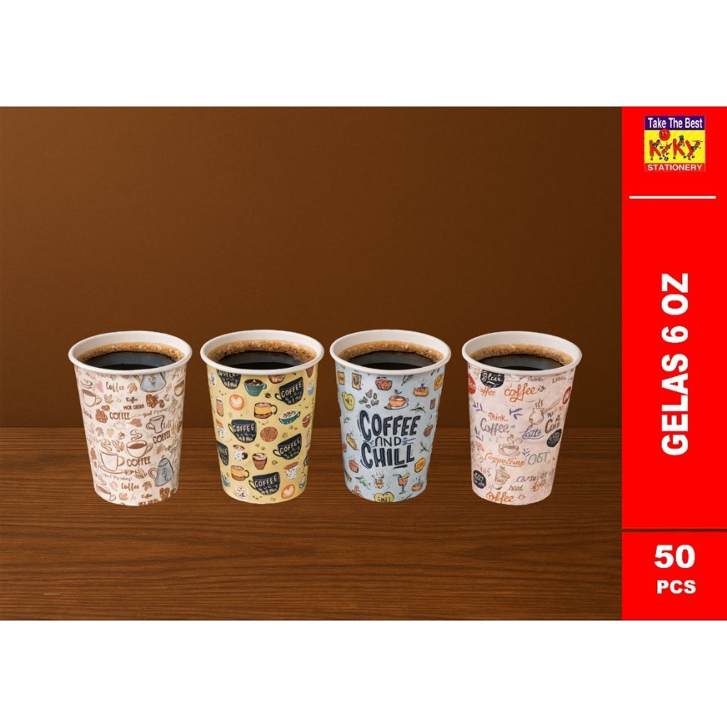 PAPER CUP 6 OZ OKEY