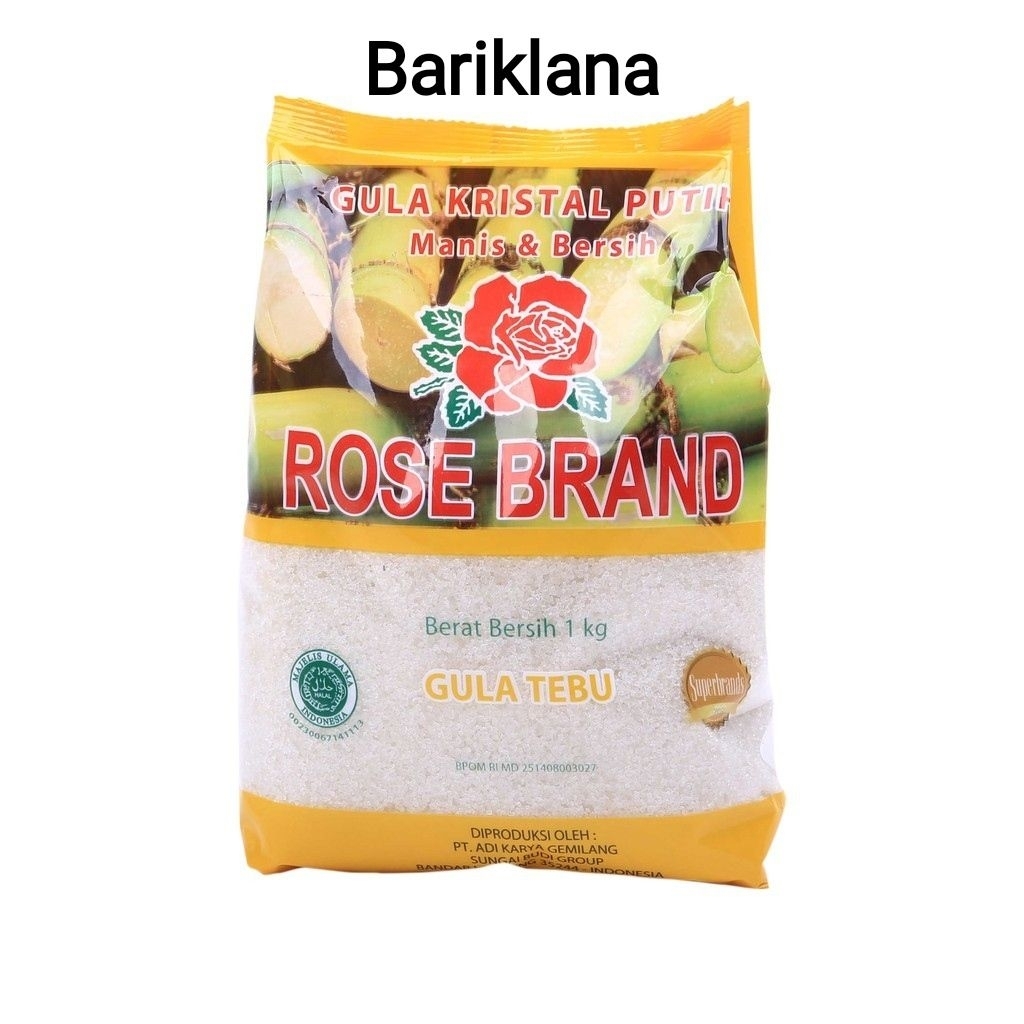 Gula Rose Brand 1 kg/ Rose Brand gula pasir 1kg kuning
