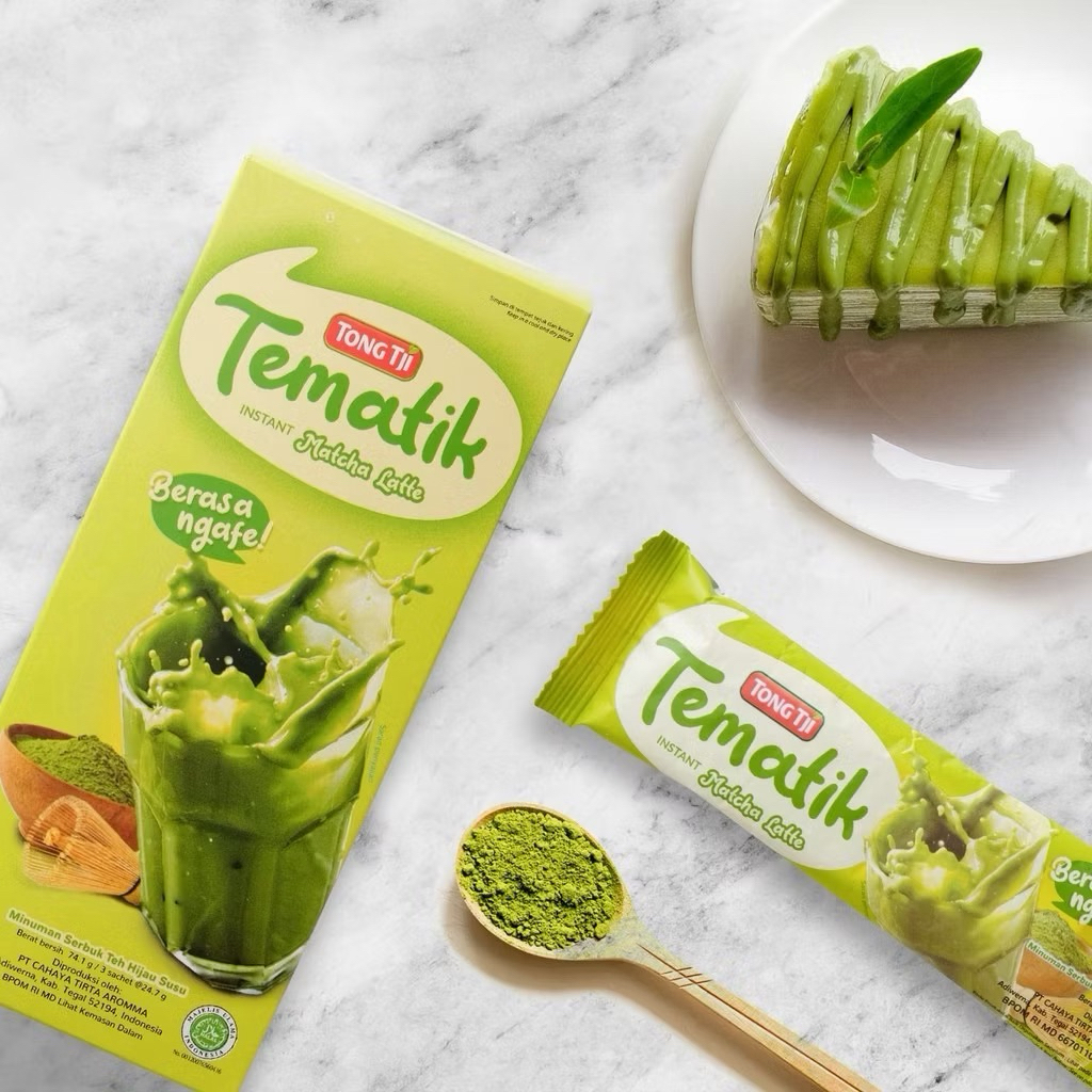 TONG TJI TEMATIK MATCHA LATTE