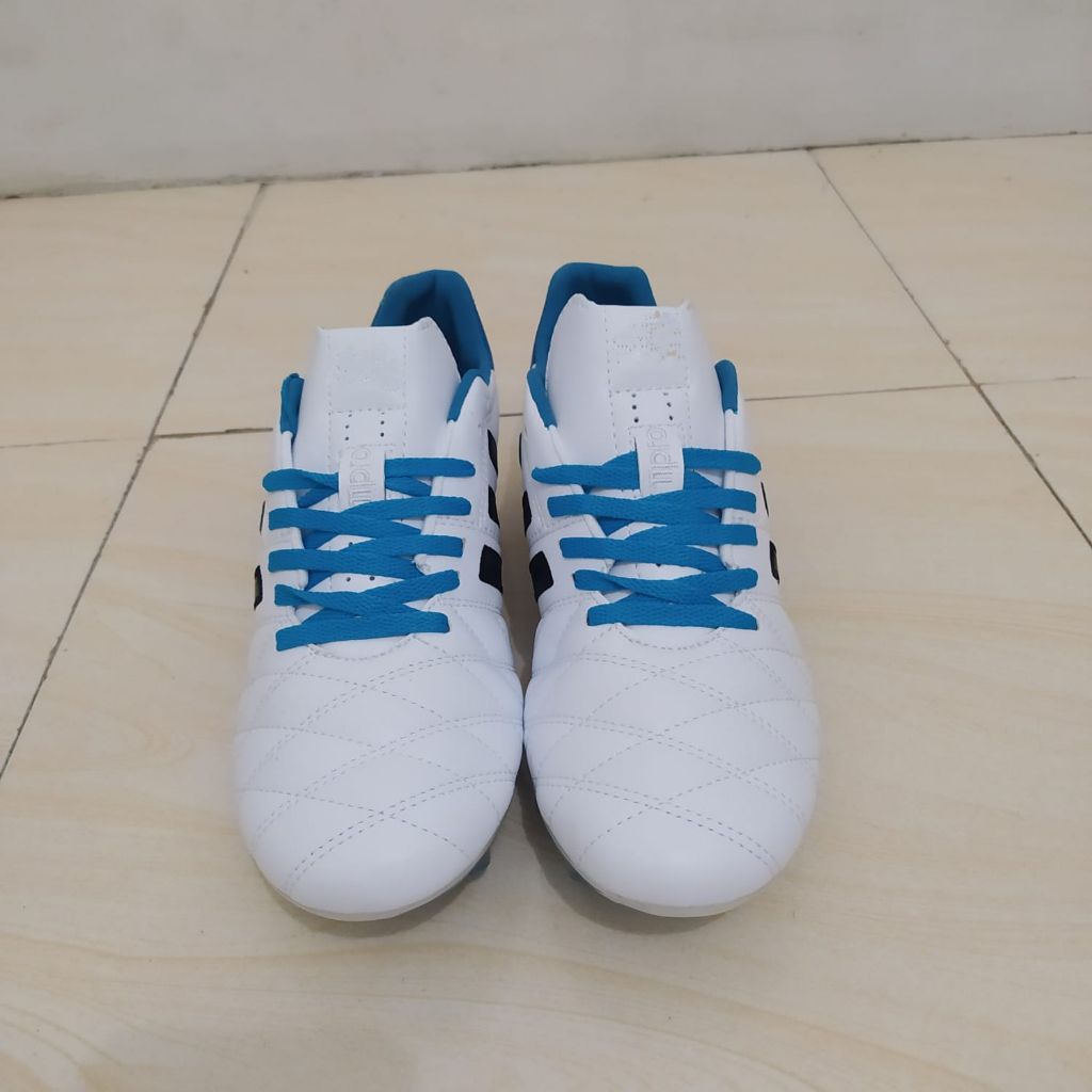 Sepatu bola adipure 11 pro white blue FG
