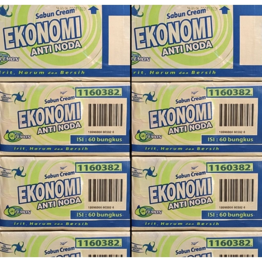 Sabun Colek Ekonomi 1 Dus Isi 60 PCS x 67gr - Sabun Ekonomi 1 dus Grosir dan Hemat