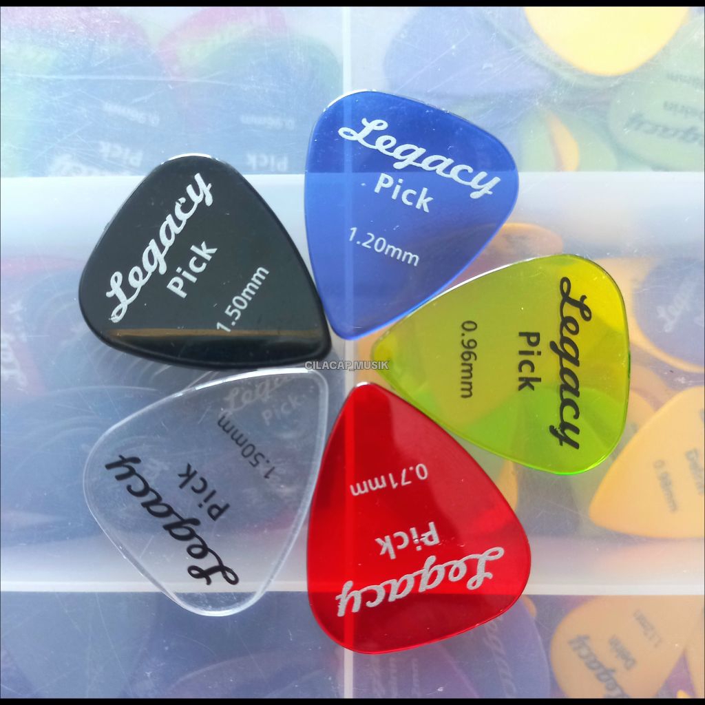 Pick Gitar Akustik Elektrik Legacy Transparan