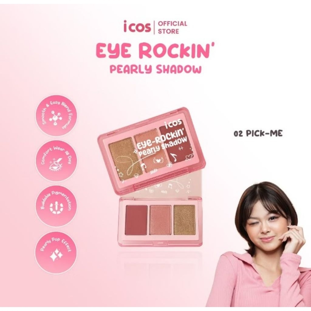 Eye Rockin Pearly Shadow Icos ( Eyeshadow icos )