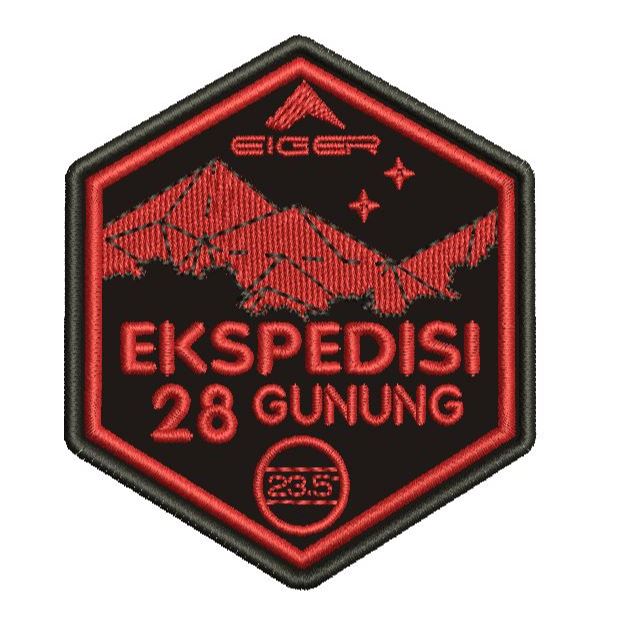 Emblem Patch Bordir Eiger Ekspedisi 28 Gunung - CBI