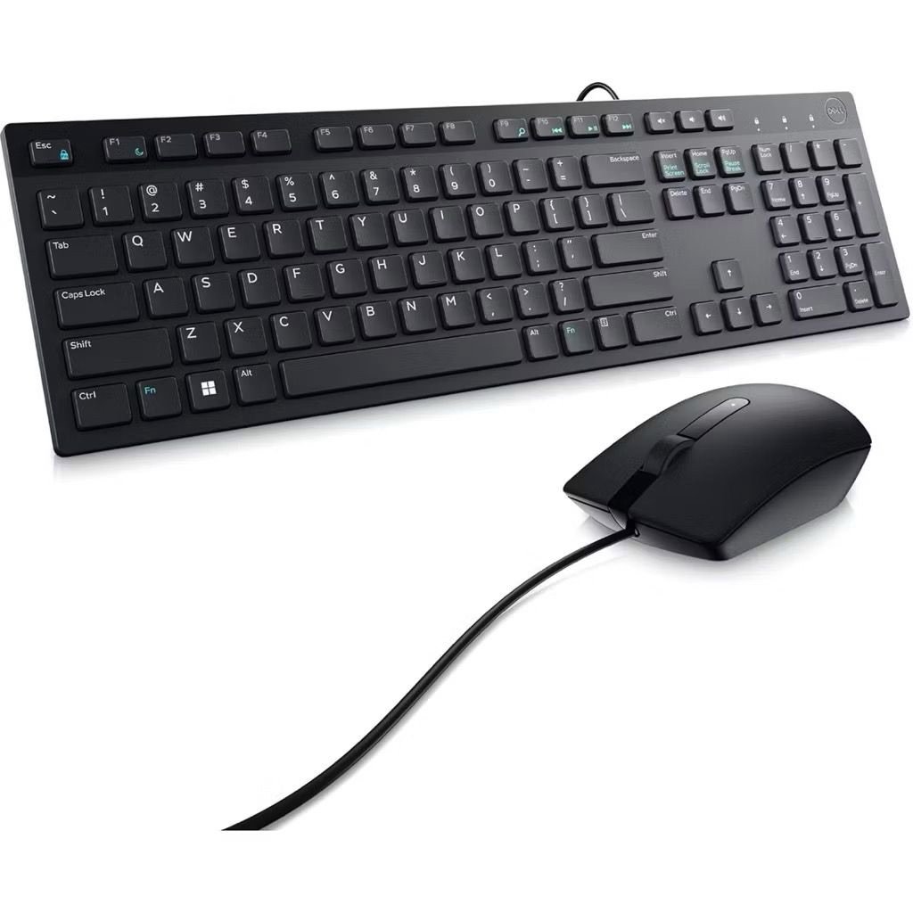 KEYBOARD MOUSE USB DELL SLIM