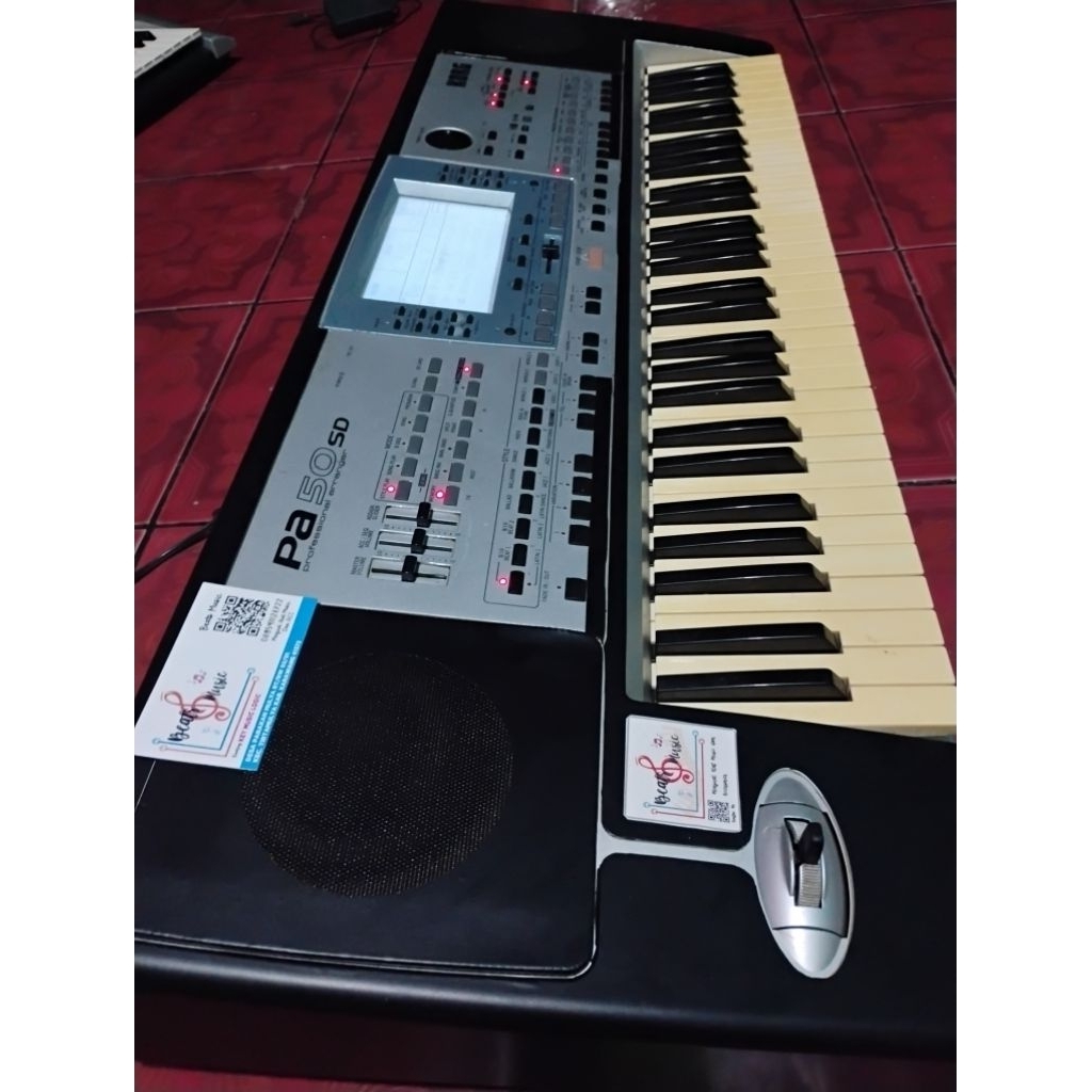 keyboard musik/ piano digital/ organ tunggal/ KORG pa 50SD second
