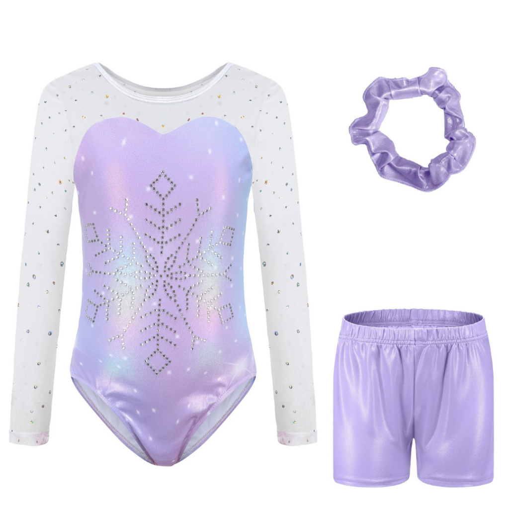 [READY STOCK] Tiny Queens Gymnastic Leotard Anak Import SL-10/SL-11 Baju Senam Gymnastic Anak Peremp