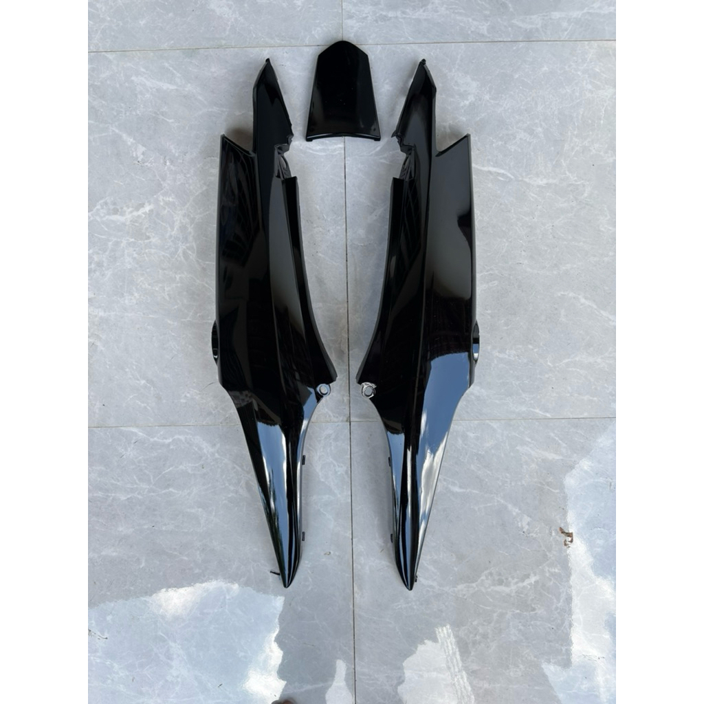 Cover Bodi Samping Honda Supra Fit New / Supra Fit X Hitam | Body Samping Kanan Kiri