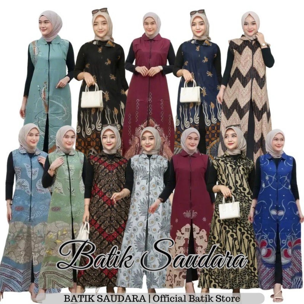 Outer batik JUMBO ld 130cm motif terbaru longcardi terlaris ld 120 Outer Batik Wanita