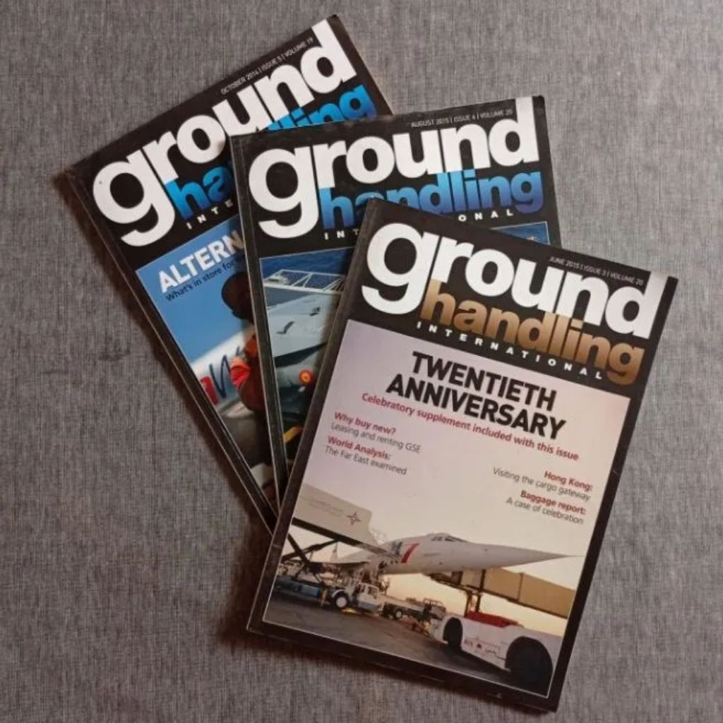 Majalah Import GROUND HANDLING INTERNATIONAL Original Bekas