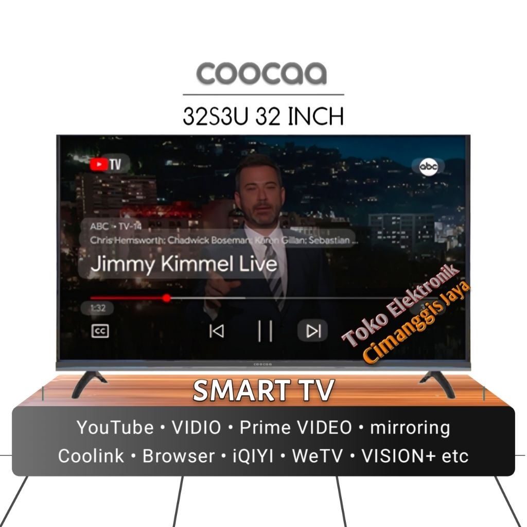 SMART TV LED COOCAA 32 INCH DIGITAL