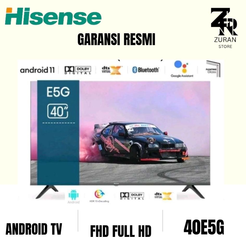 HISENSE 40E5G FHD FULL HD ANDROID TV 40 Inch