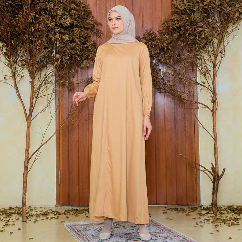 RILLEY - Gamis Eslora | Gamis Busui Wanita Bahan Adem | Gamis Bahan Rayon Twill
