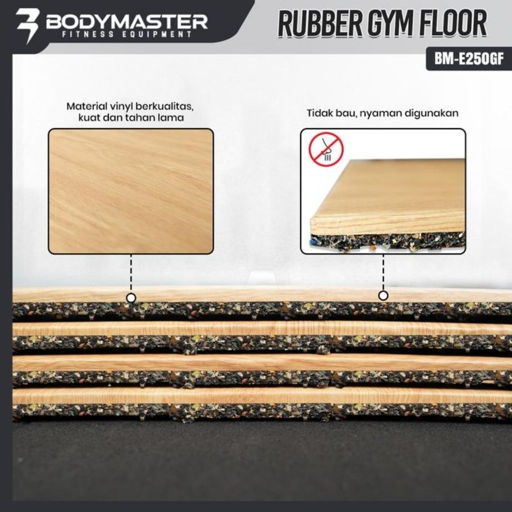 rubber gym floor 50x50