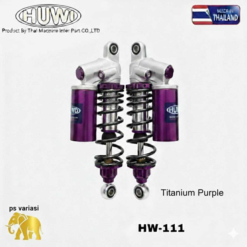 Shockbreaker Original Huwi Model VND Shock Double Tabung Atas Uk 280 320 340 Cocok Nmax Pcx Aerox Le