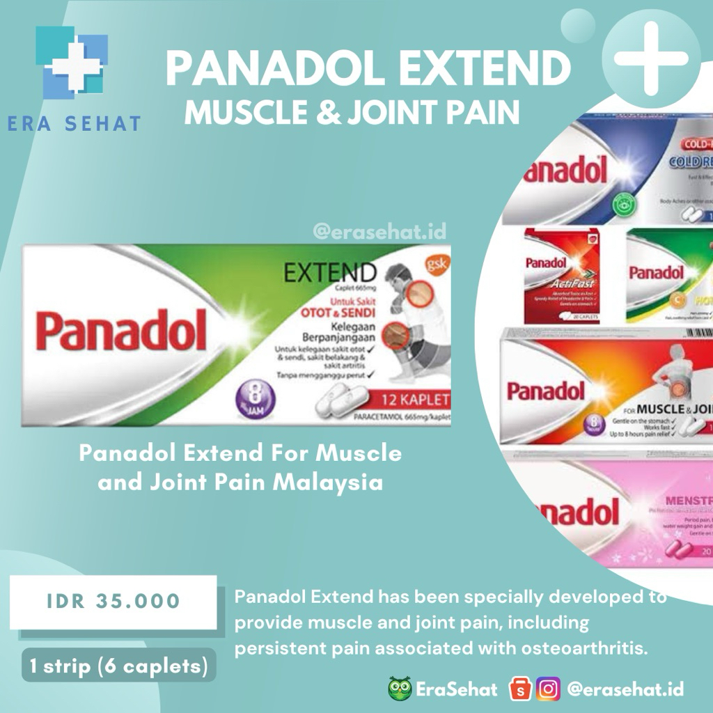 Panadol Extend Muscle & Joint Pain Malaysia