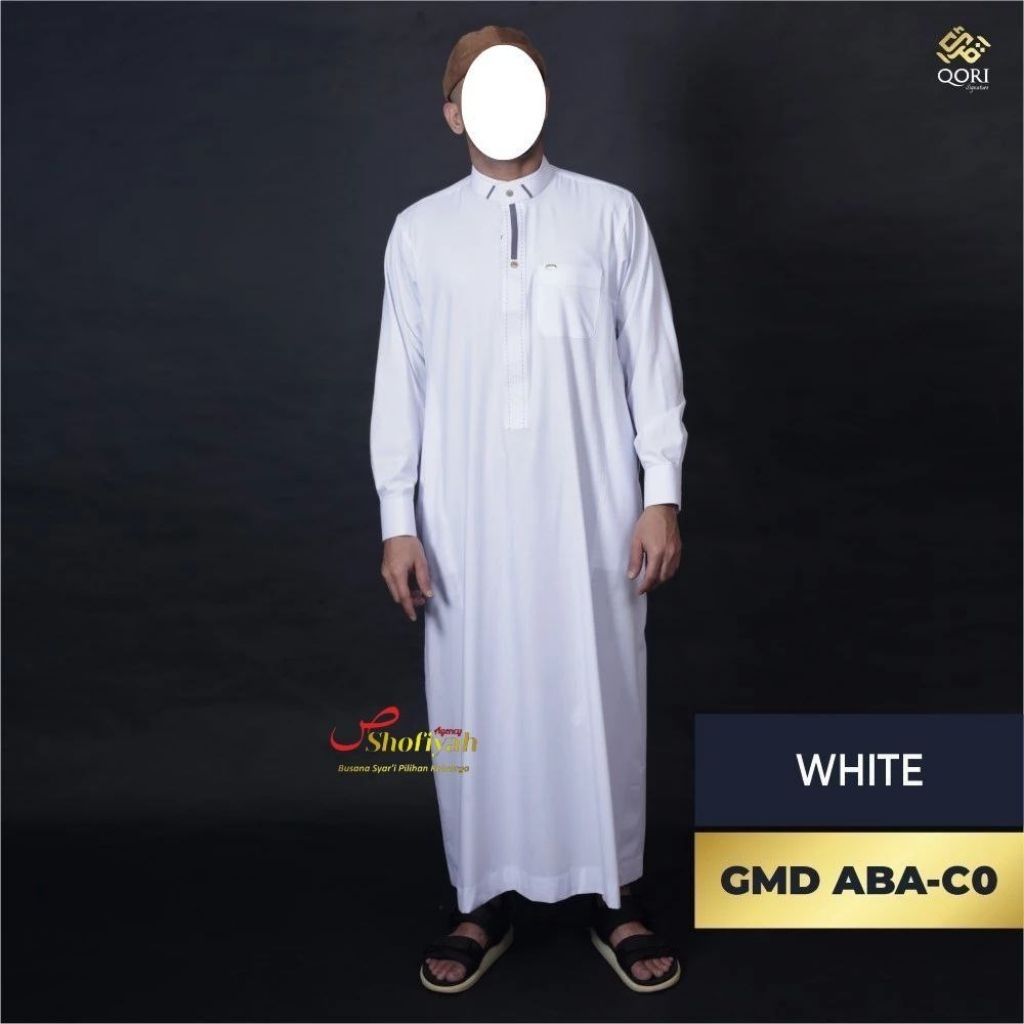 Qori Apparel Jubah / Gamis Abu Ayyub Al Anshari (Lengan Manset) ABA-2