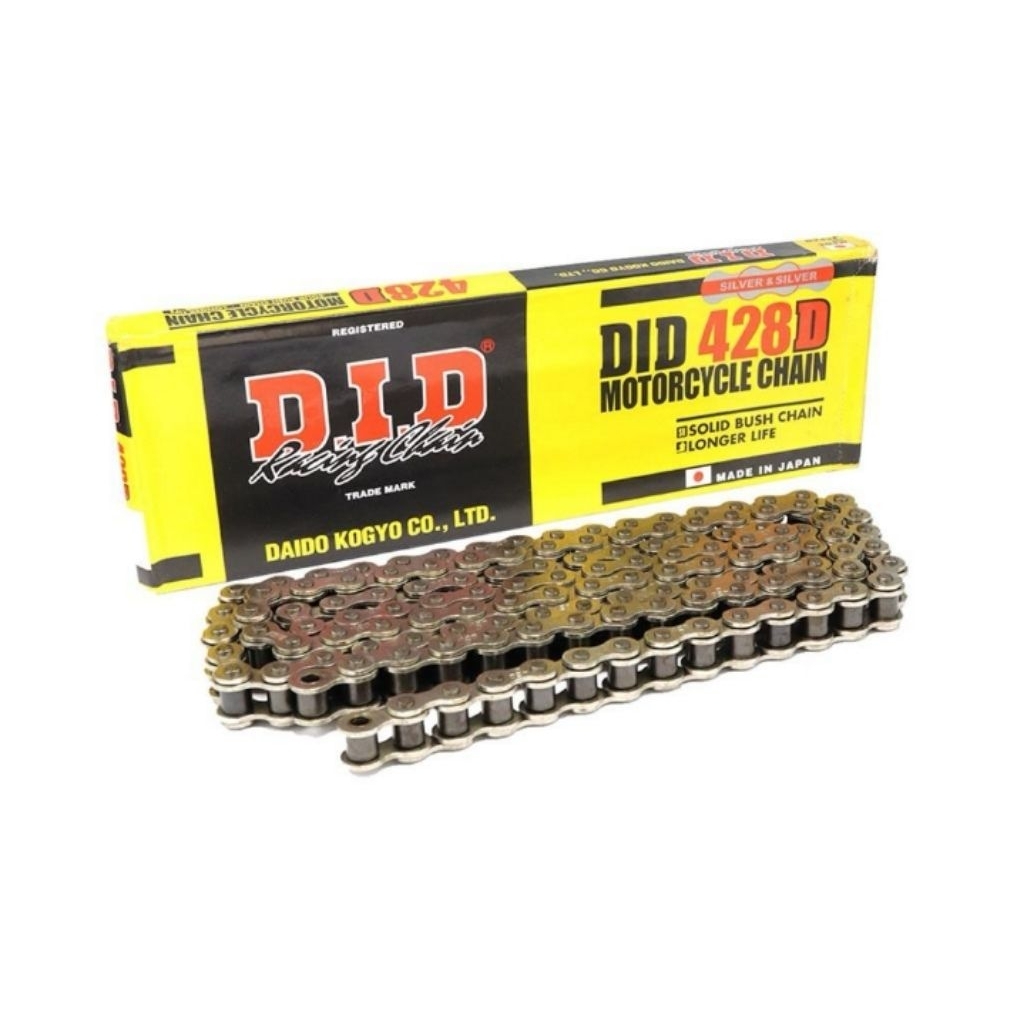 Rantai DID 428D X 112L Japan silver - Drive chain 428D x112L silver JAPAN
