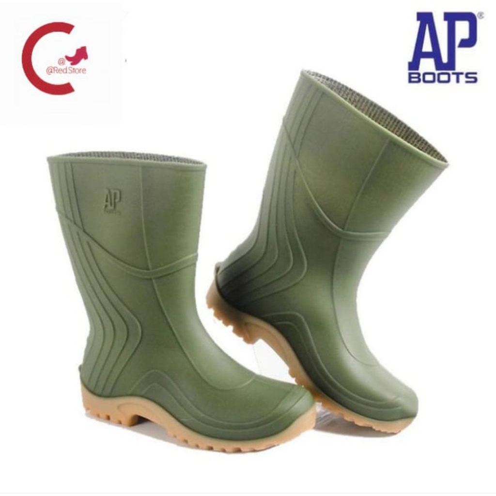 COD Sepatu Boots AP 2007 Pendek / Sepatu Boot Pendek AP Boots AP 2007 Safety Boot Pendek