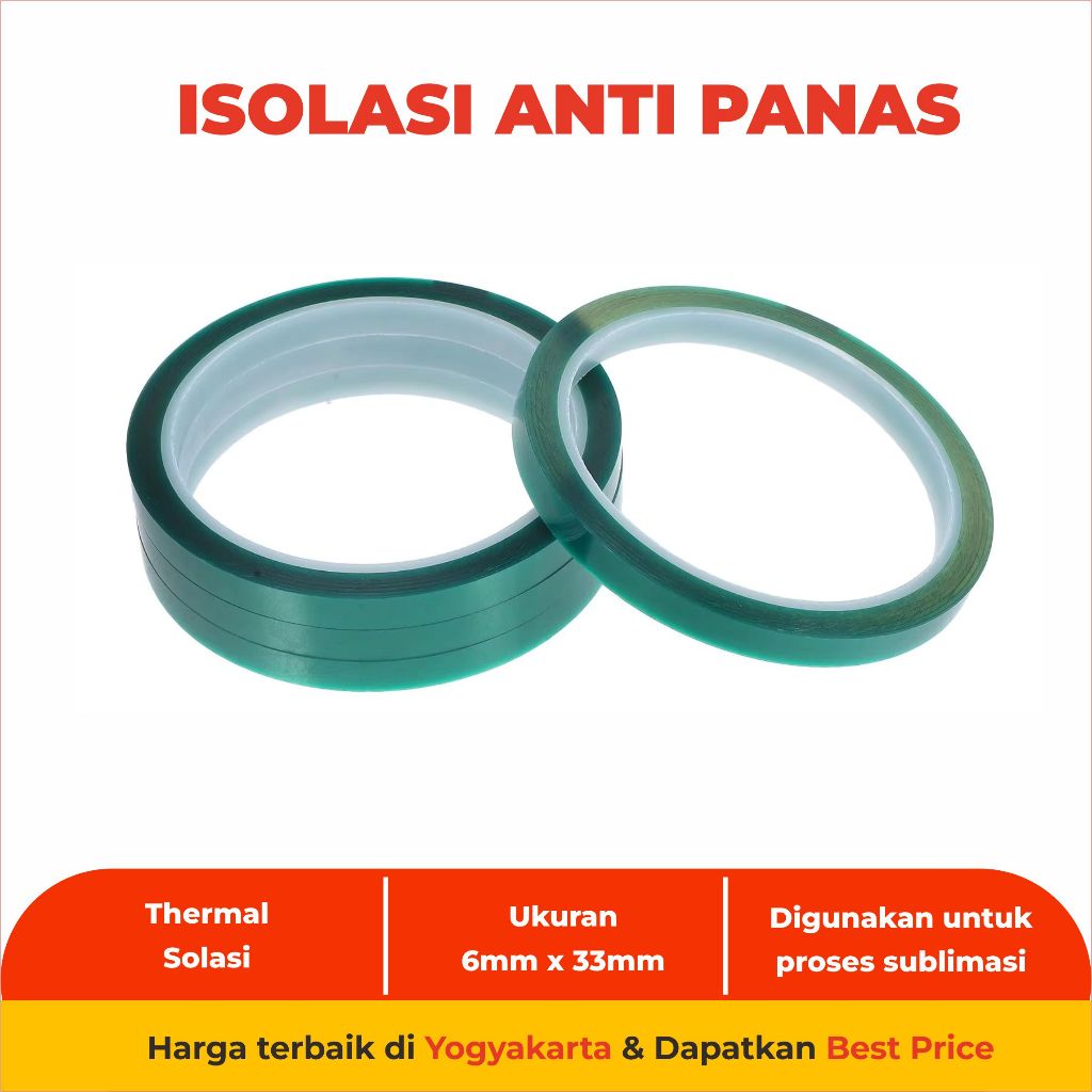 Isolasi Anti Panas – Perekat Kertas Tahan Panas untuk Packing dan Kerajinan