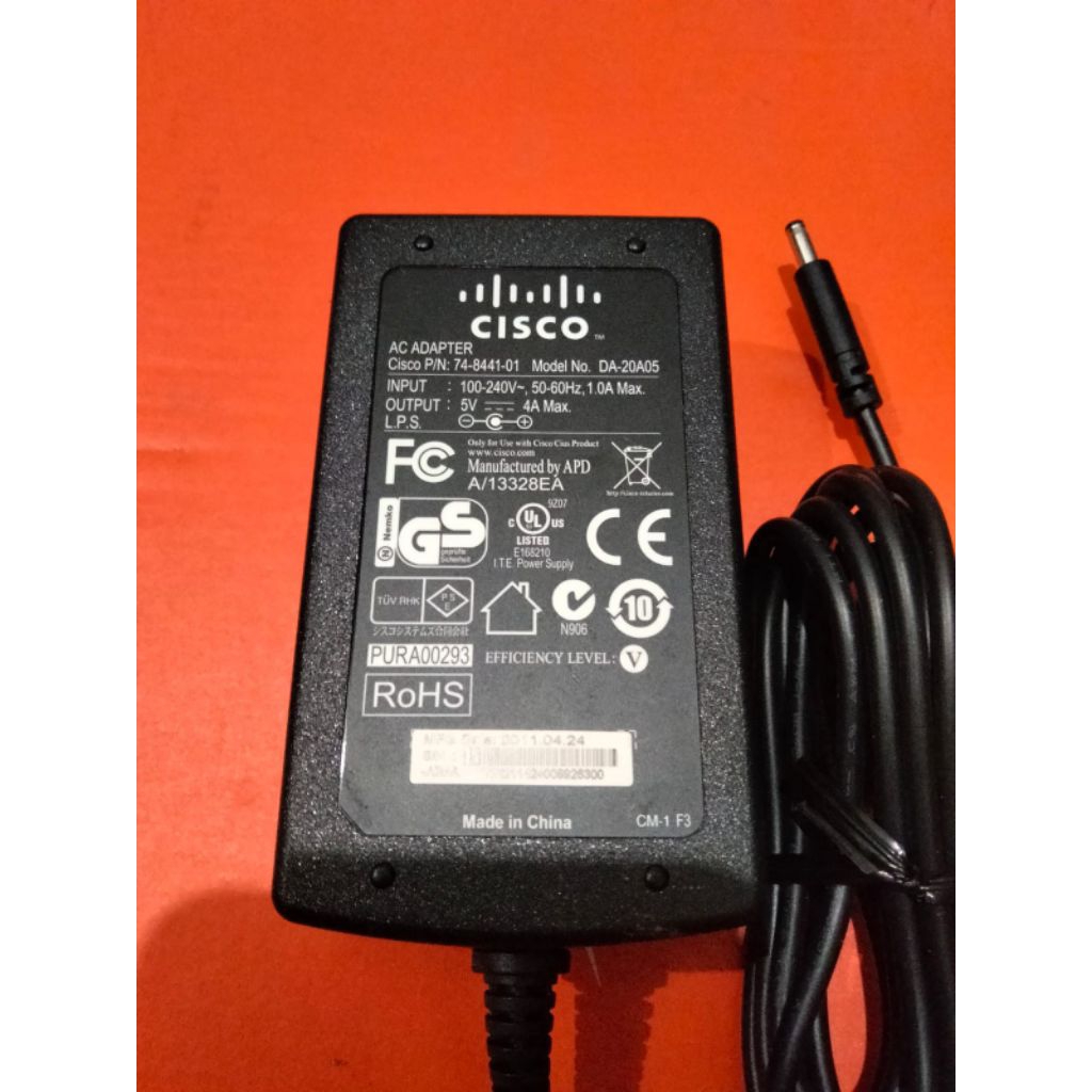 Adaptor 5V 4A Cisco Original Jek Kecil High Quality