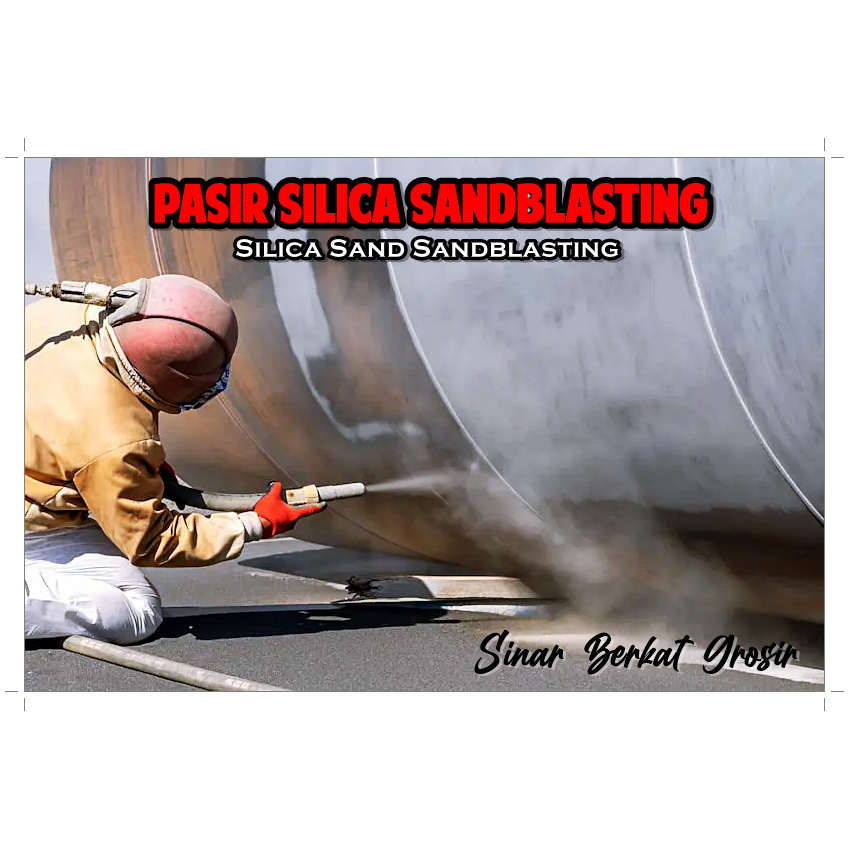 Supplier Pasir Silica Sandblasting / Pasir Silika Premium Sandblasting / Pasir Silica Bahan Sandblas