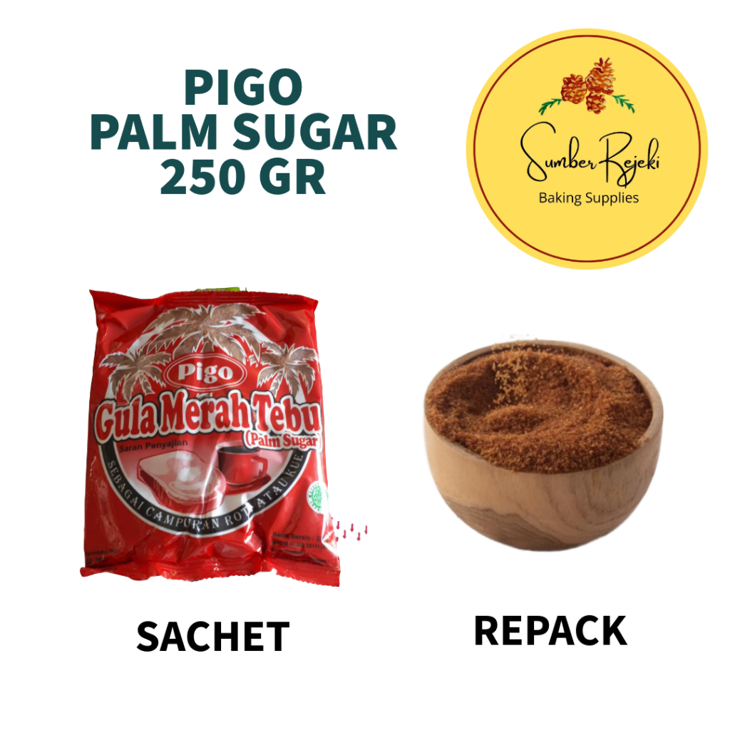 Palm Sugar Pigo | Gula Palem Pigo | Brown Sugar Pigo 250 Gr