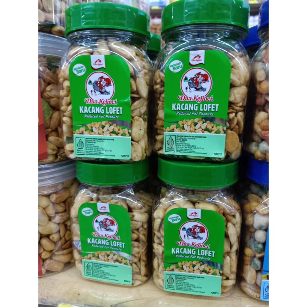 dua kelinci kacang lofet toples 120g