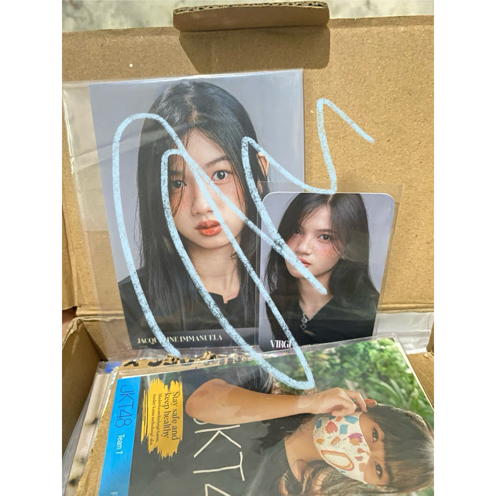 Photocard pc virgi kalender freckless 2026 jkt48 official