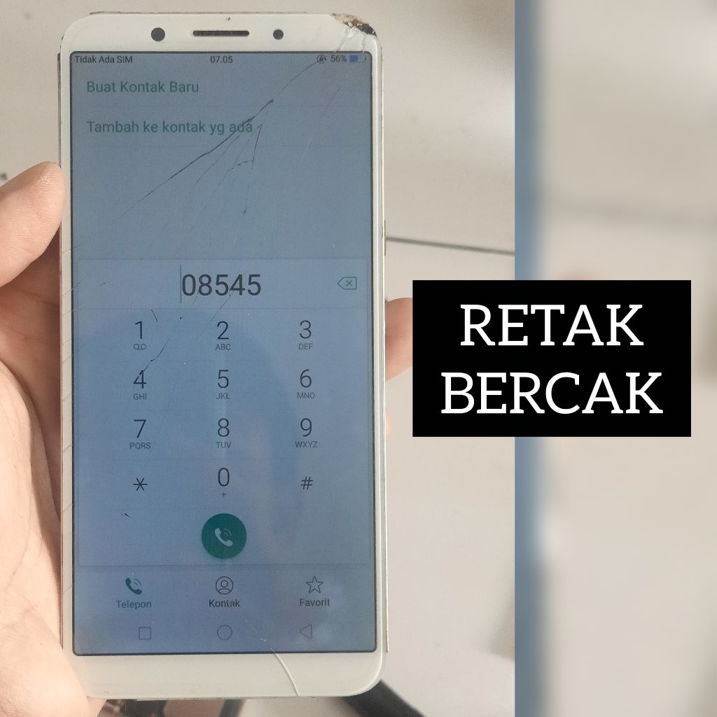 LCD OPPO A83 RETAK BERCAK ORI COPOTAN HP