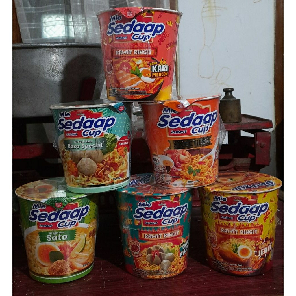 mie sedap cup all variant kuah