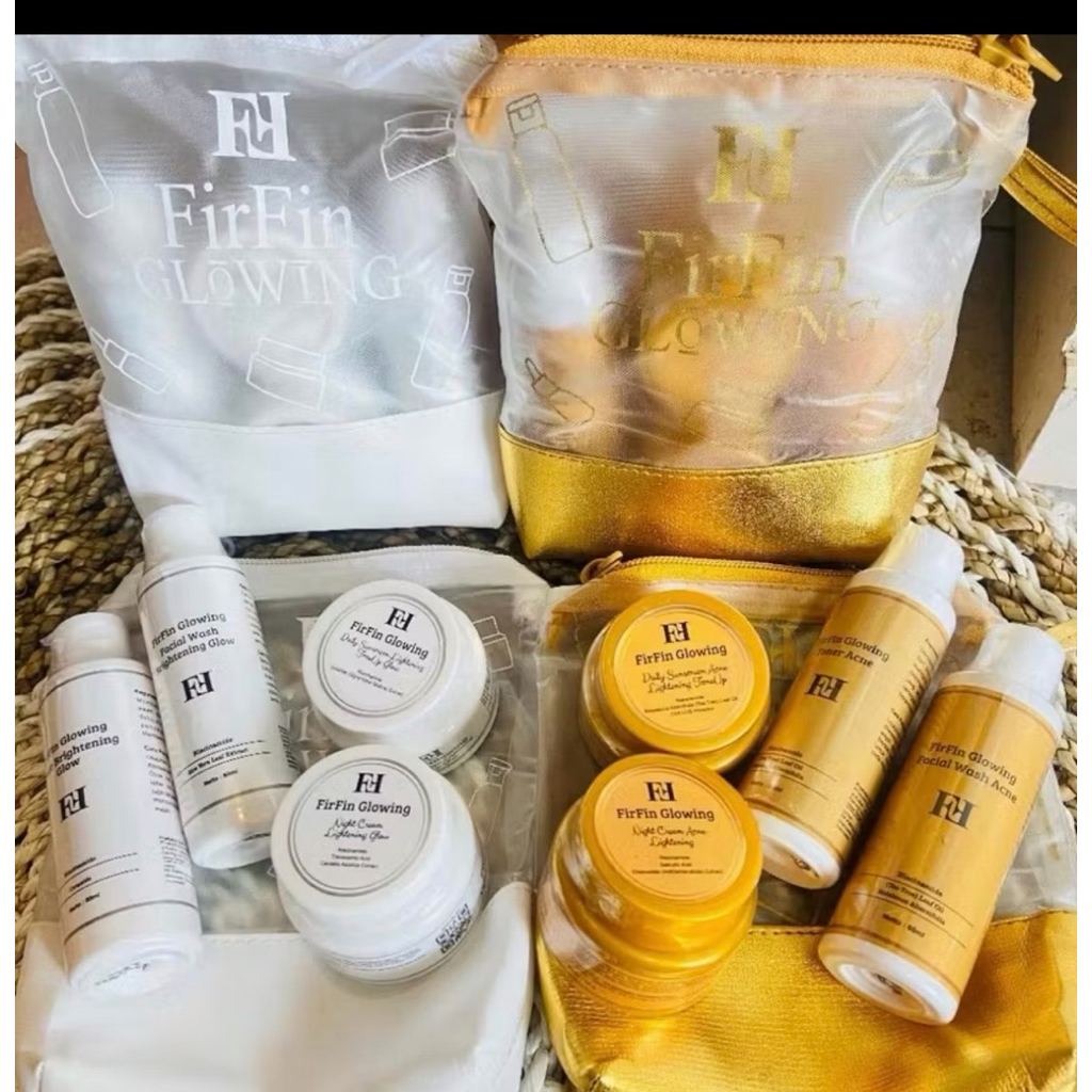 Firfin Cream Wajah Glowing - Mencerahkan, Mengatasi Jerawat, Aman untuk Kulit Sensitif