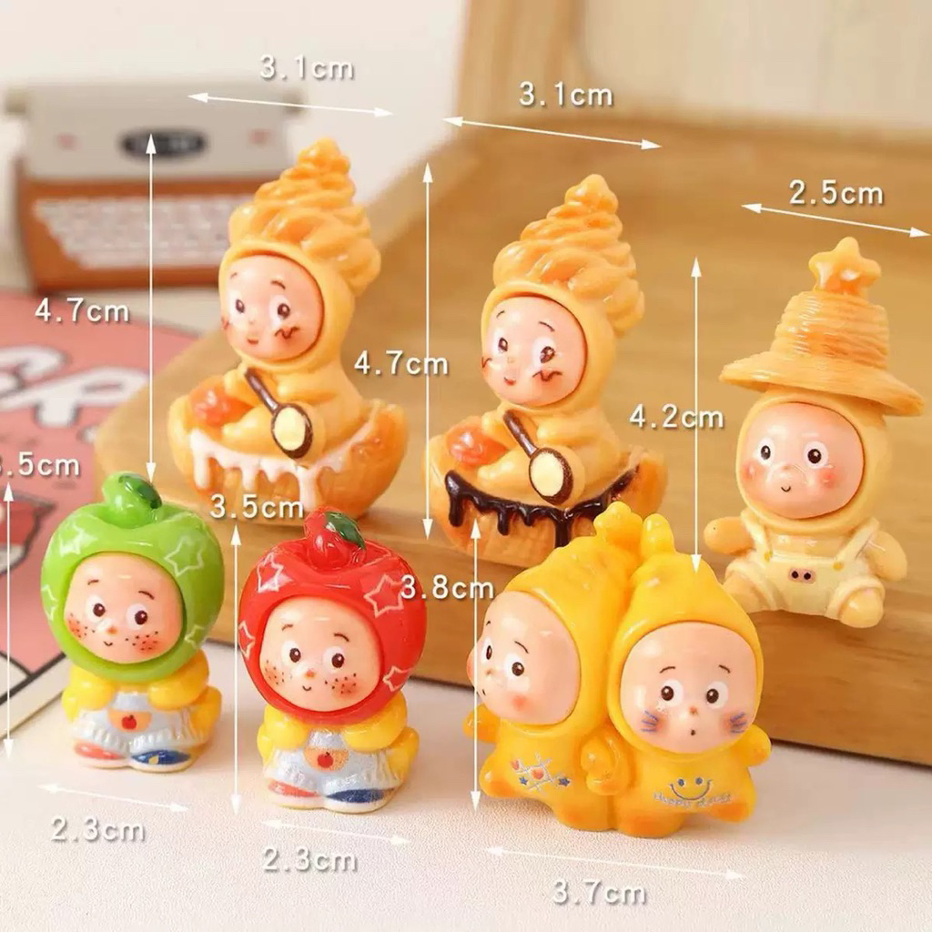 Action Figure Twinkle Twinkle Pajangan Mini Twinkle Hiasan Meja Hiasan Laptop Hiasan Dasbord Mobil M