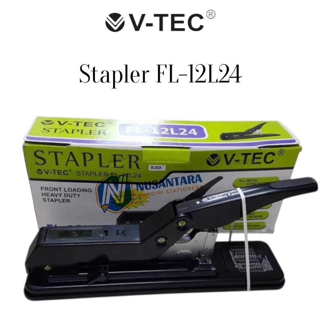 Stapler V-TEC FL-F12L/24 Stapler Jilid / Alat Stapler Besar Heavy Duty Stapler Besar Hekter Jilid