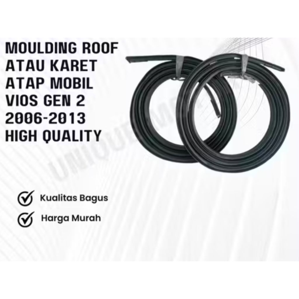 Karet roof vios gen2/karet gabin atap vios gen2/moulding roof vios gen2